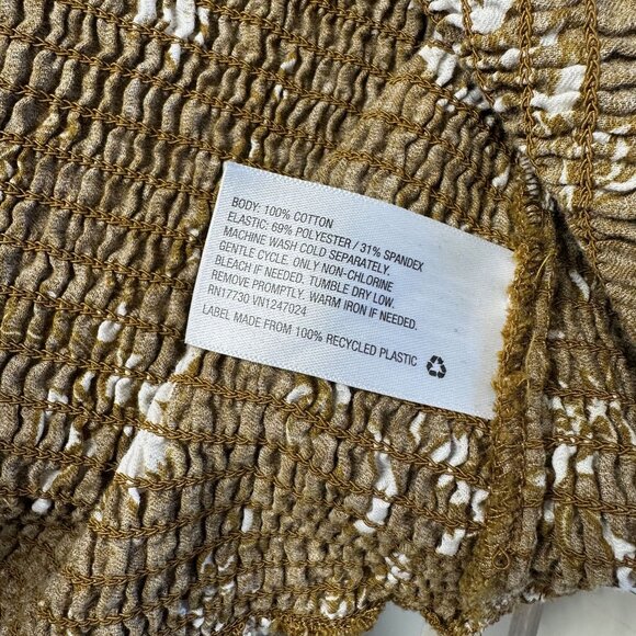 Ava & Viv Women's Top Plus Size 2X Puff Sleeve Floral Smocked Square Neck - Picture 8 of 11